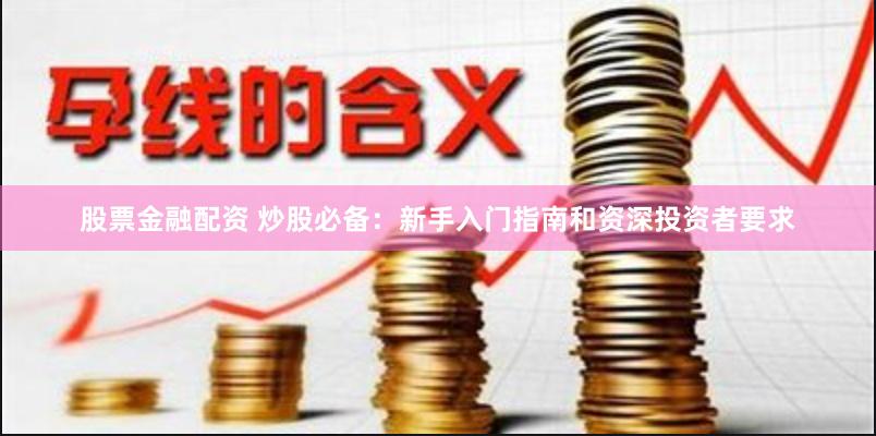 股票金融配资 炒股必备：新手入门指南和资深投资者要求